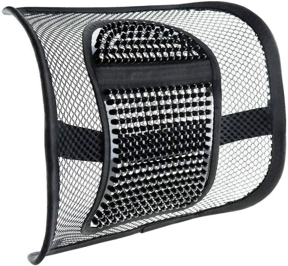 Premium Back Support for Improved Posture and Comfort - Quick and Easy Install - Fits Any Seat - Breathable Mesh Fabric