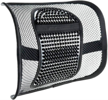 Premium Back Support for Improved Posture and Comfort - Quick and Easy Install - Fits Any Seat - Breathable Mesh Fabric