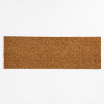 Astley Plain PVC Backed Coir 40x120cm Natural Doormat