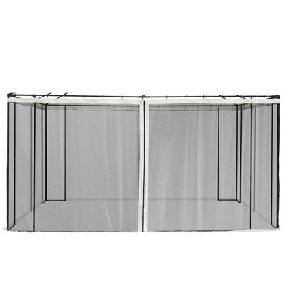 Premium Universal Gazebo Mesh Netting - High-Quality Replacement Screens - Perfect Fit for 10' x 13' Models