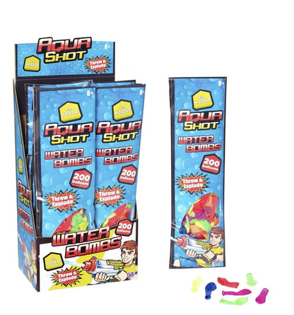 Premium Water Bombs with Nozzle - 200-Pack - Fun & Safe - Suitable for Kids 8+".