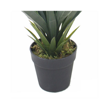 90cm Gold Planter with Artificial Yukka Plant