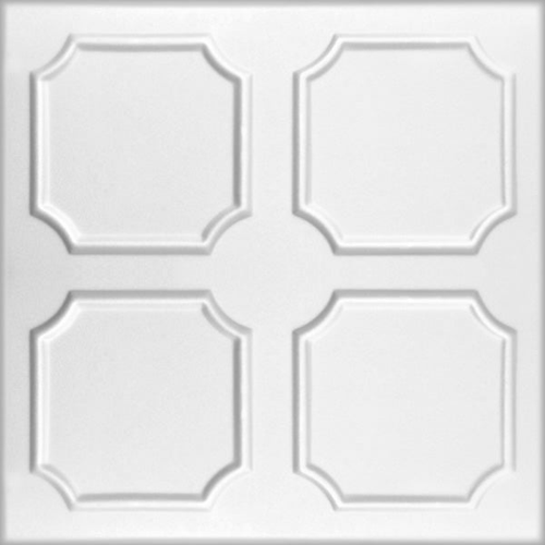 White 8: Decorative Ceiling & Wall Panels - 2m2 (21.52 sqft) - 8 Panels