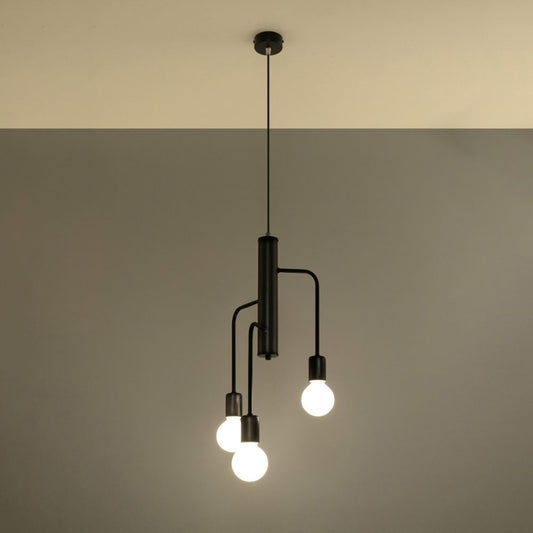 Chandelier steel Duomo loft Design E27
