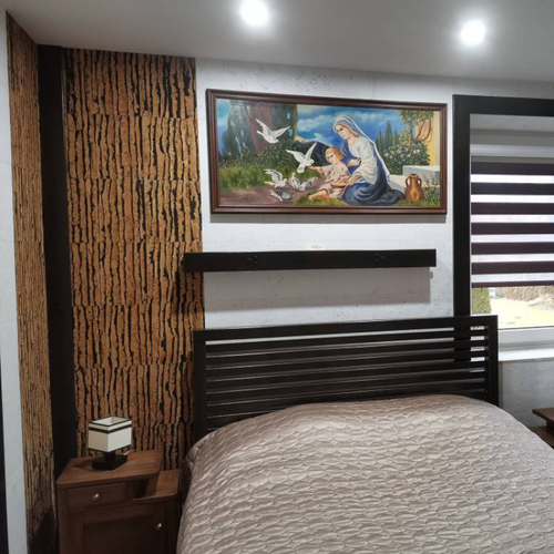 Decorative Cork Wall Tiles - Tigre - 1 Tile - 0.18m2 (1.94sqft)