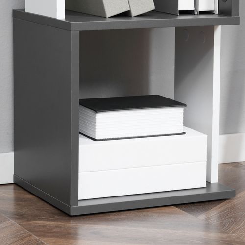 HOMCOM 5-Tier Bookshelf Freestanding Bookcase Storage Shelves