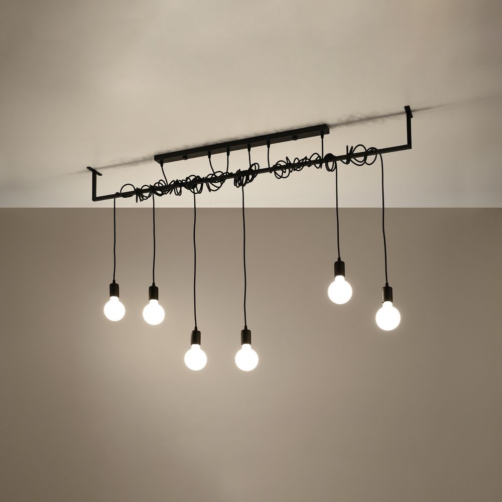 Stunning Salamanca Chandelier: Modern Design, E27, Fabric & Steel