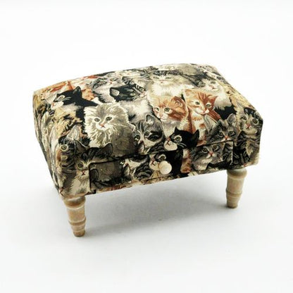 CAT FOOTSTOOL WITH DRAWER