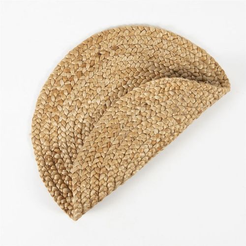 Heaton Circle Woven Jute 120x120cm Natural Rug