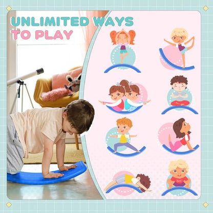 ZONEKIZ Balance Board, Kids Wobble board for 3-6 Years