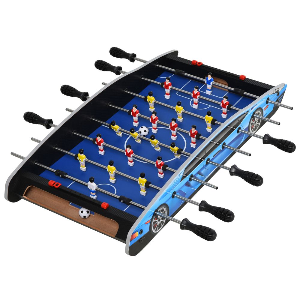 HOMCOM 29 Inch Mini Tabletop Football Foosball Gaming Table Play Fun Game Toy 74.5L x 36.1W x 12H CM
