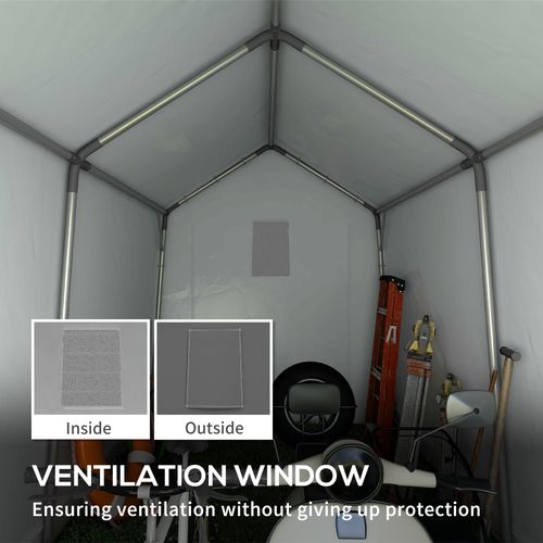 Outsunny 2.1 x 3.6(m) Portable Shed, Waterproof and Heavy Duty