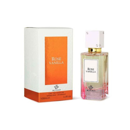 Rose Vanilla EDP (100ml) by Ajyad Scented Women Arabian Perfume Gift for Her UAE