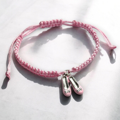 Ballet Shoes Friendship Bracelet & Jewellery Box Gift Hamper | Girls Birthday | Gift For A Dancer | Dance Gifts | Girls Christmas Present UK