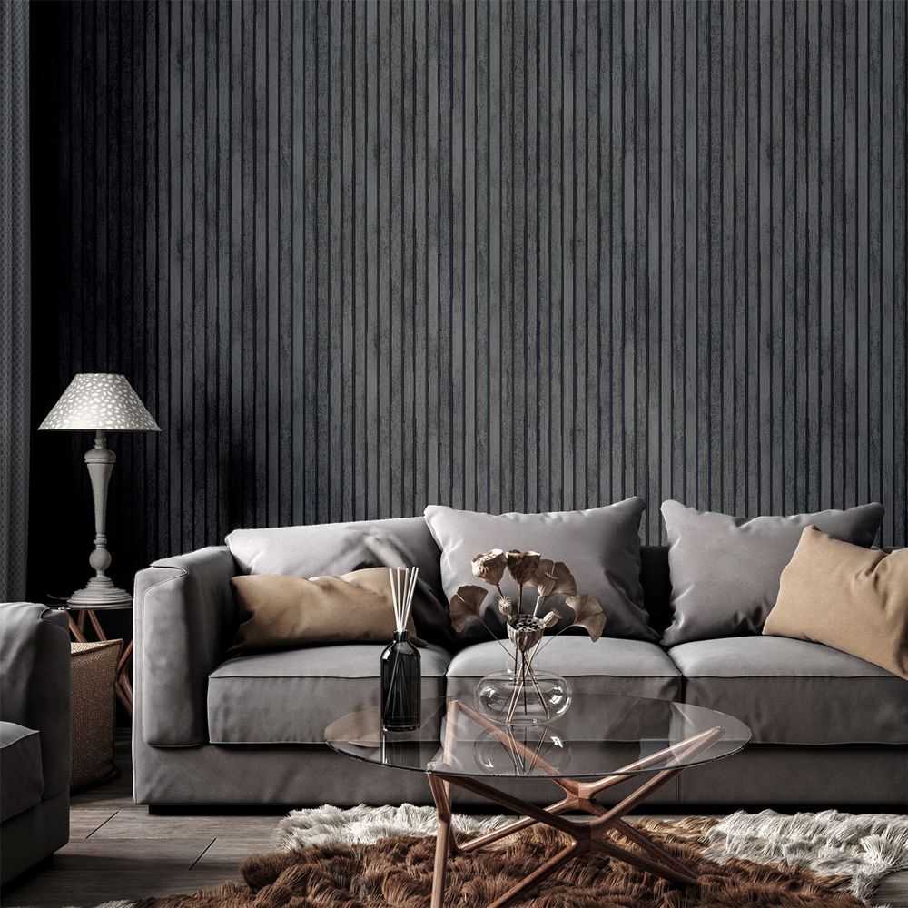 Premium Charcoal Grey Wood Slats - Top Quality, Professional Seller!