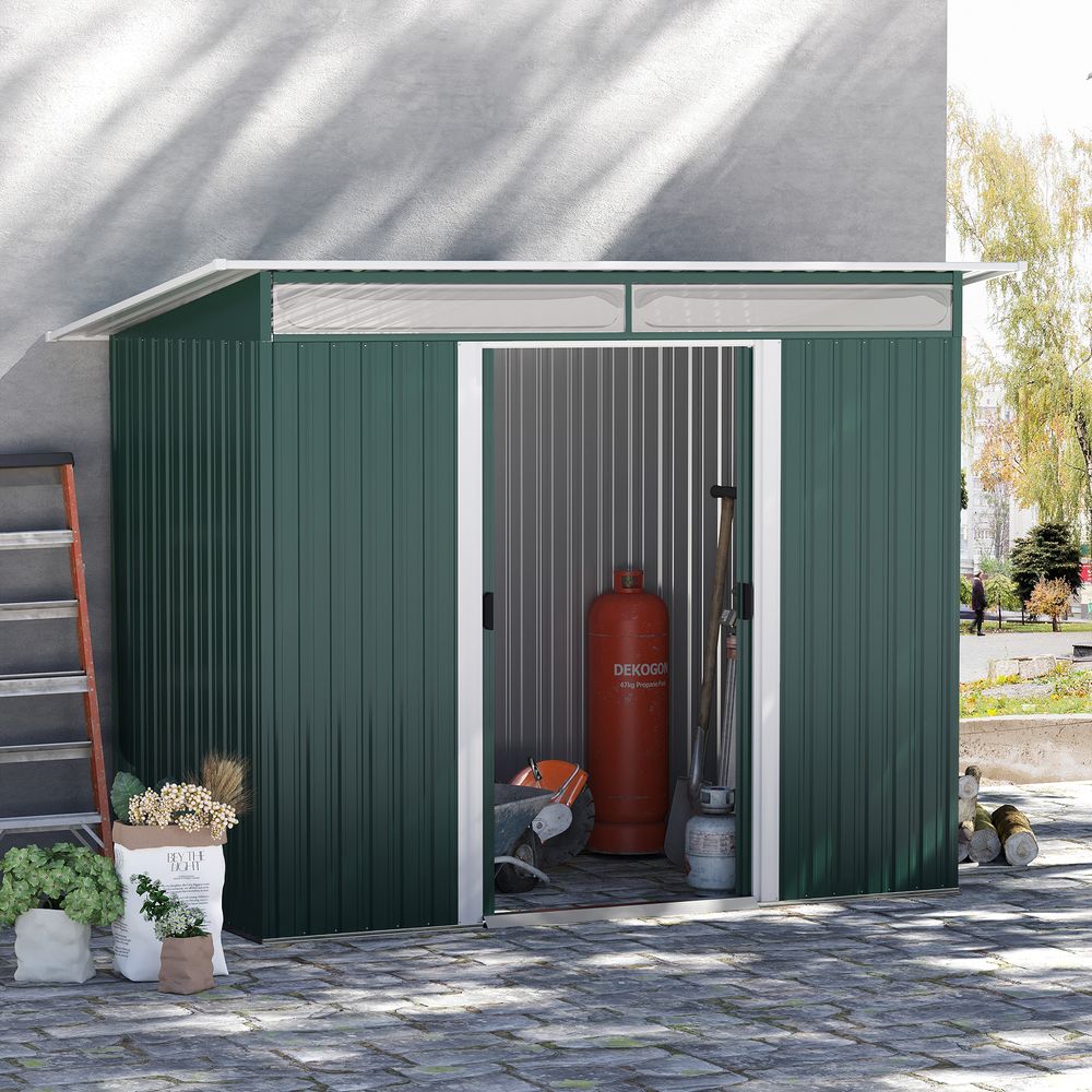 Premium Outdoor Storage Shed - Spacious, Durable & Lockable - Ideal for Tools, Equipment & Bikes