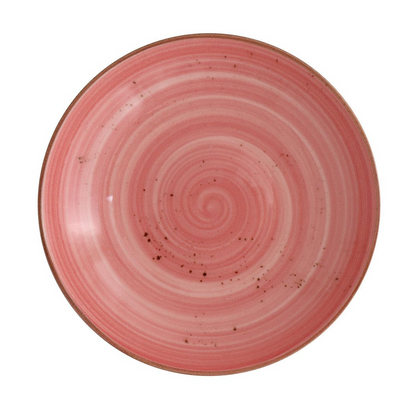 Porcelain Pasta Plates Pebble Pink 21cm