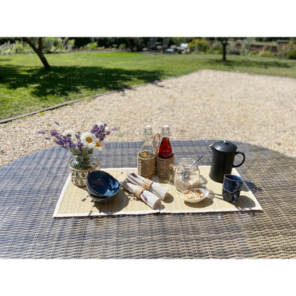 Set of Four Woven Grass Place Mats