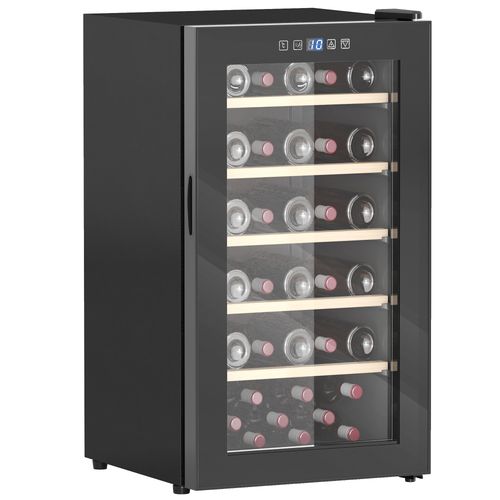HOMCOM 41 Bottle Wine Cooler Fridge, Freestanding Wine Refrigerator