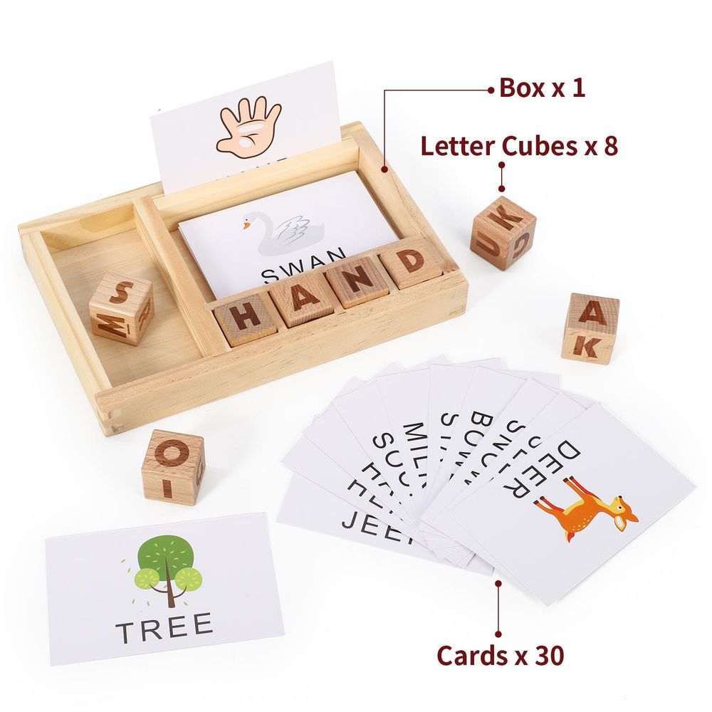 SOKA Wooden Spelling Game 0000274