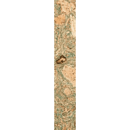 Decorative Cork Wall Tiles -Green - Sample - 1 Strip