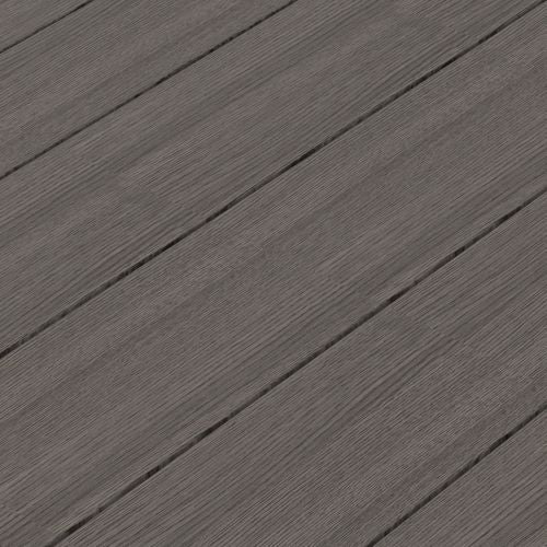 Outsunny Outdoor PE Rattan Dining Table w/ Wood-plastic Composite Top, Grey