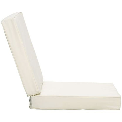Outdoor Seat and Back Cushion Set Replacement Cushions, Cream White