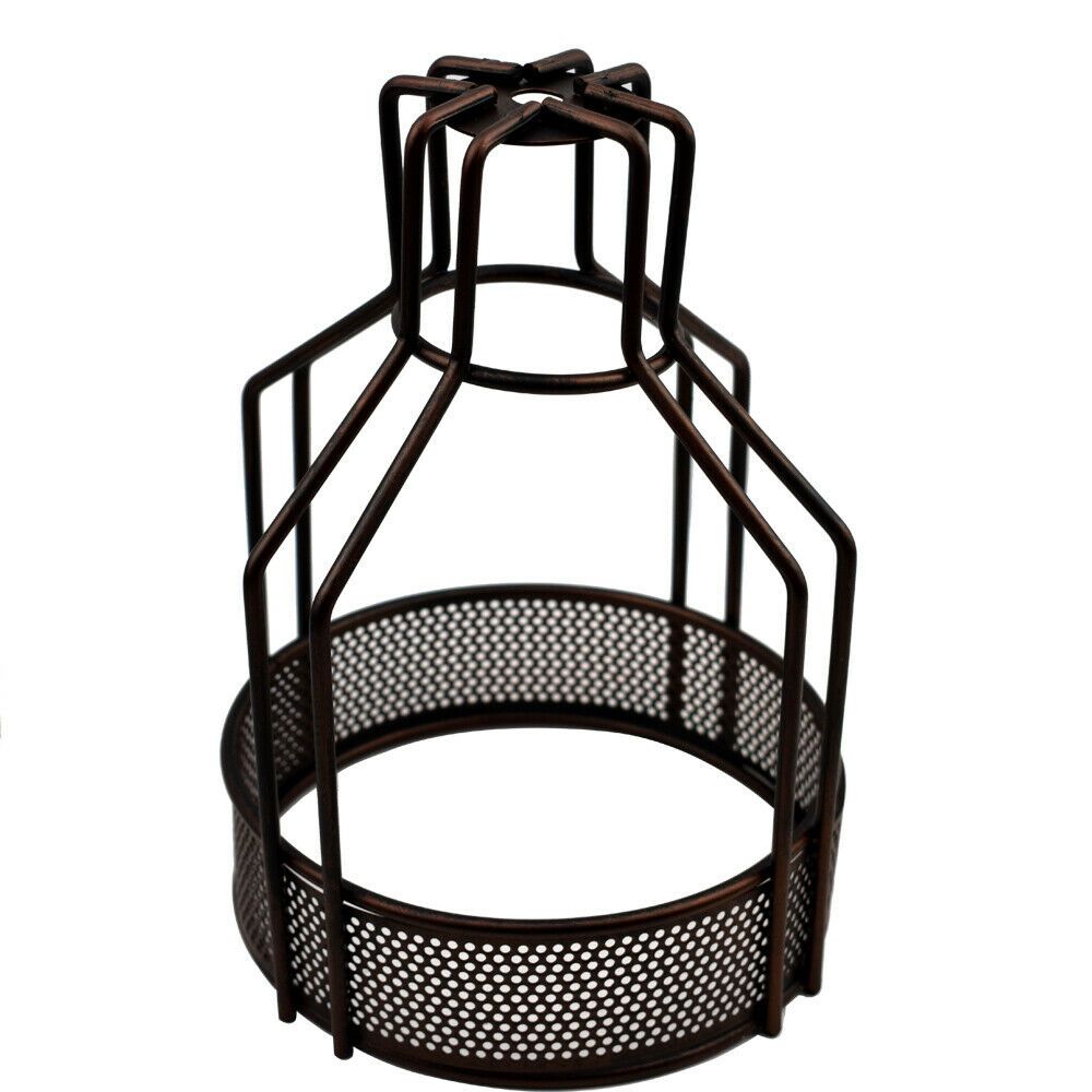 Vintage Industrial Wire Cage Wall Lamp Guard ~ Retro Light Shade ~ Home Lighting