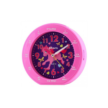 Ravel Childrens Time Teacher Pony Alarm Clock RC007.05C