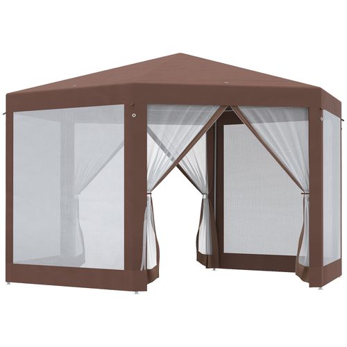 Hexagonal Garden Gazebo Party Tent Patio Marquee Canopy
