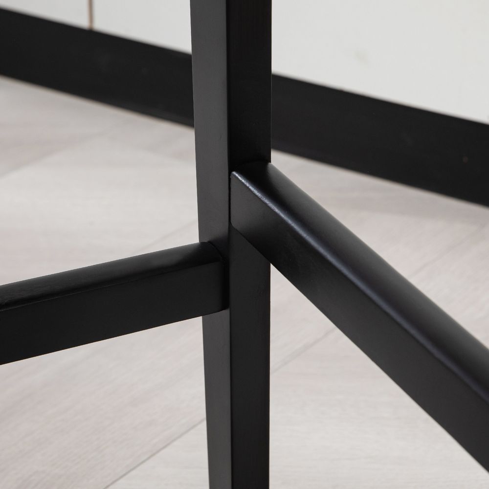 HOMCOM Breakfast Bar stools Set of 2 with PU Leather Cover, Wood Legs, Brown