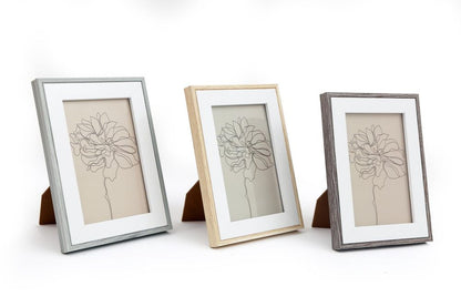 Premium Wooden Edge Photo Frames - Set of 3 | High-Quality | Versatile Display