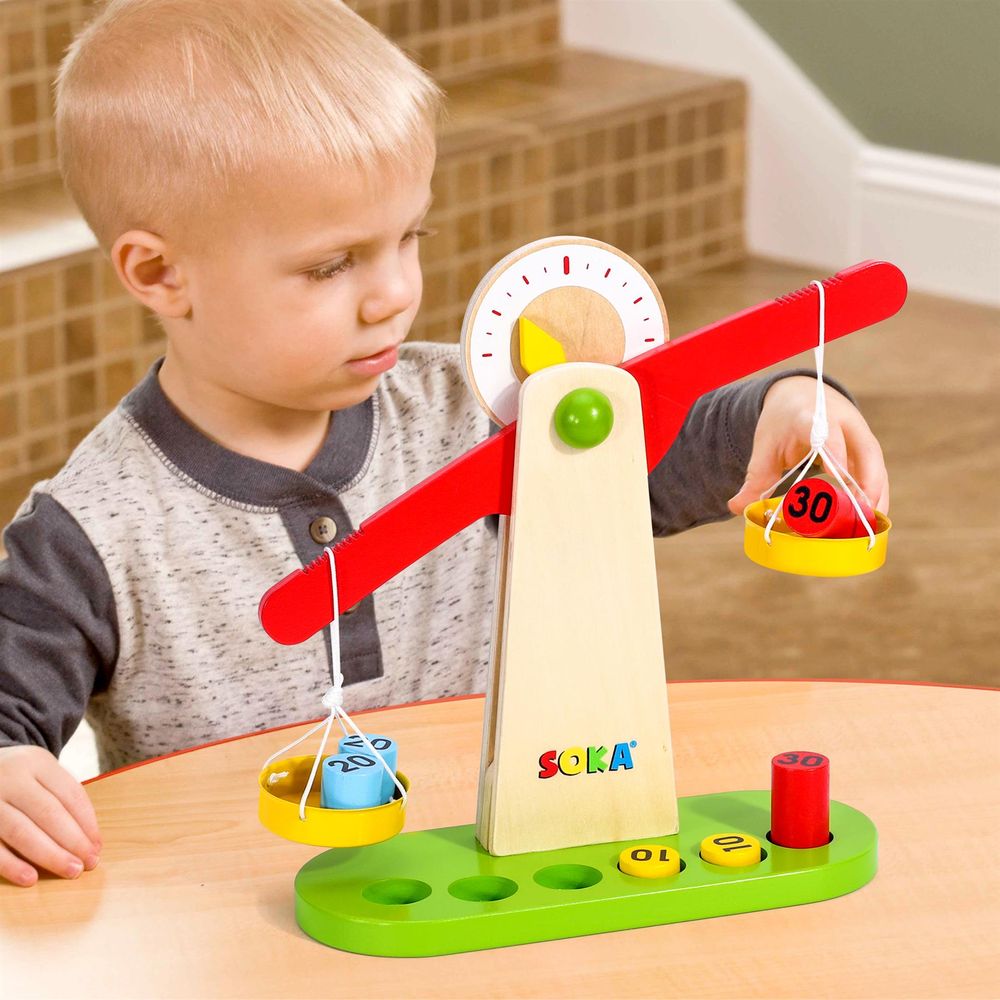 SOKA Wooden Balancing Toy: Early Learning, High Quality, Certified Safety - Perfect Gift for Kids