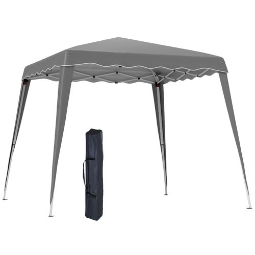 Outsunny Garden Pop up Gazebo Tent Party Water-resistant 2.5 x 2.5M Grey