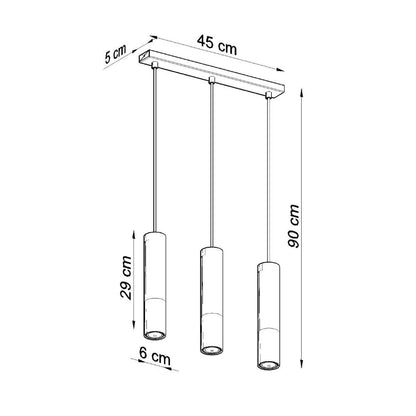 Pendant lamp steel Loopez modern Design GU10