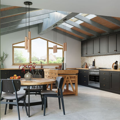 Scandinavian Design Pendant Lamp | Wood | Lino | High Quality GU10