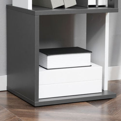 HOMCOM 5-Tier Bookshelf Freestanding Bookcase Storage Shelves