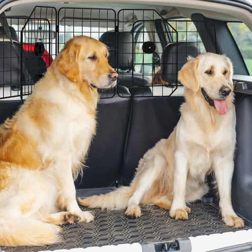 PawHut Dog Guard for SUVs, Vehicles, Vans, Car Barrier with Adjustable Width