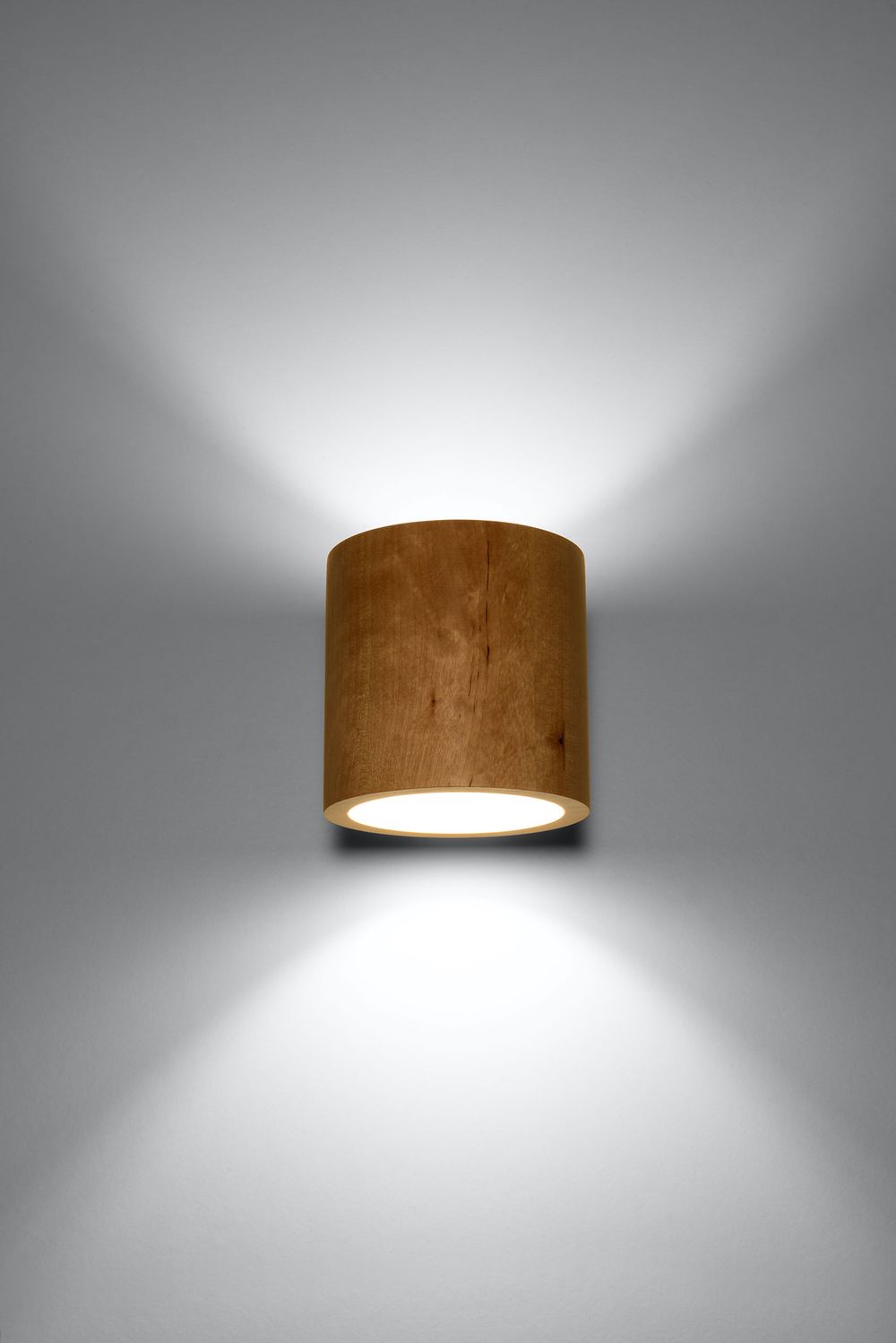 Orbis Wood Natural 1 Light Classic Wall Light