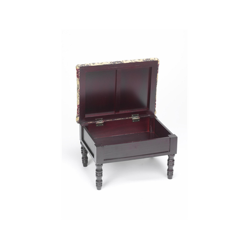 Storage Footstool - Floral design