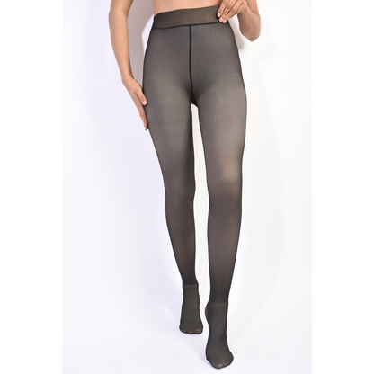 Winter Tights Fleece Lined Pantyhose Leggings