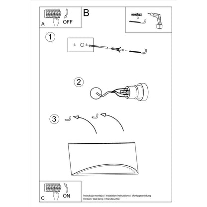 Modern Ceramic Wall Lamp - Vixen Design - High Quality - Versatile - G9