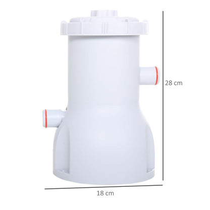 Swimming Pool Filter Pump with Cartridge for 13'-15' Above Ground Pools