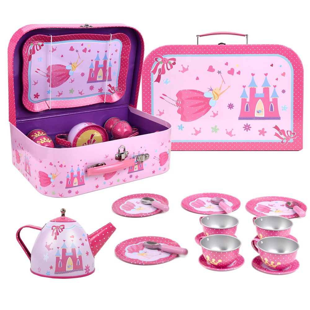 SOKA Tea Set - Fairy Tale Illustrations for Perfect Playtime - High Quality & Safe - Ideal for Imaginative Play - Best Gift for Kids