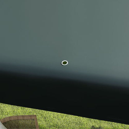 Outsunny Garden Gazebo Marquee Party Tent Wedding Canopy Patio Green 2.7 x 2.7m