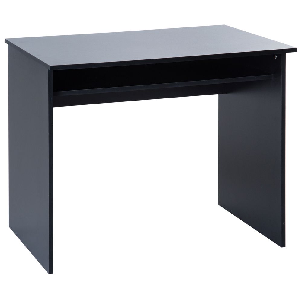 HOMCOM Workstation - 50Lx90Wx74H cm, Black