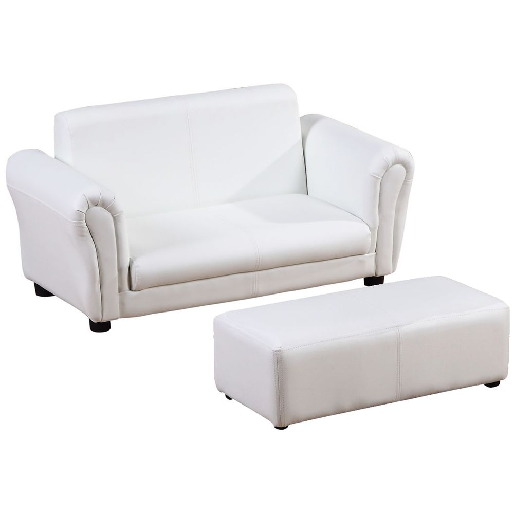 Premium Kids Sofa Set: 2 Seater Furniture, Armchair, Footstool - High-Quality, Perfect for Boys and Girls