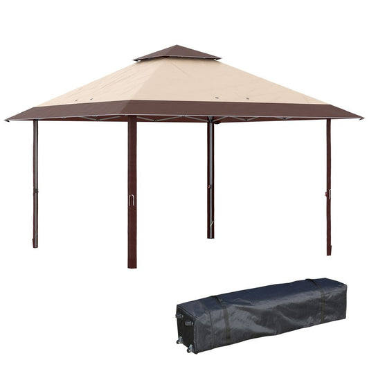 Premium 4x4m Outdoor Pop-Up Canopy Tent - Adjustable & Portable Gazebo for Parties & Camping