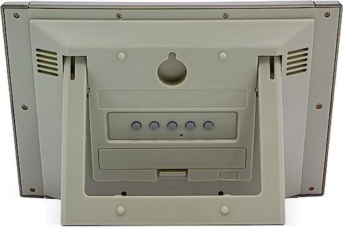 Acctim Status Radio Controlled Acctim Stratus Wall/Desk Clock, Black 74053