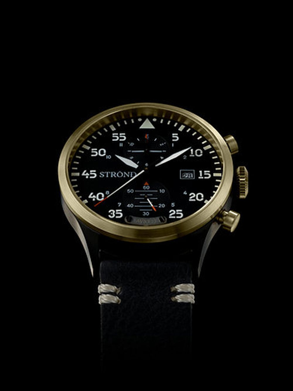 Strond DC-3 MKll Aviation Watch | Swiss Movement | Black & Bronze